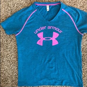 Under Armour YXL blue T-shirt  girls